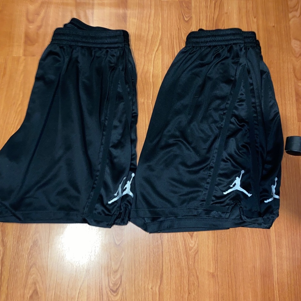 New Nike Air JordanBasketball Shorts Black  Sz 4XL